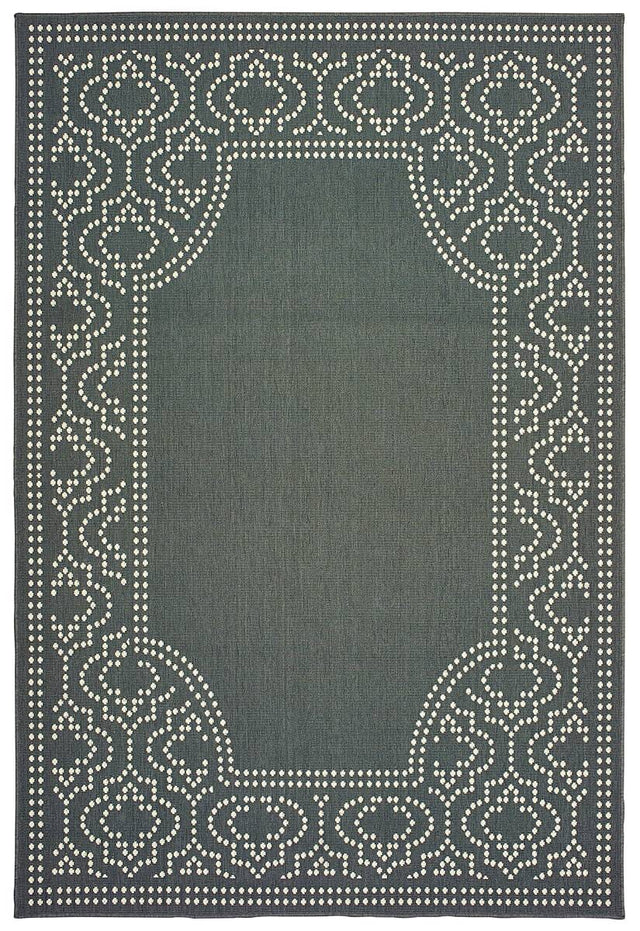 Oriental Weavers Sphinx Marina 1247X Grey / Ivory Rugs.