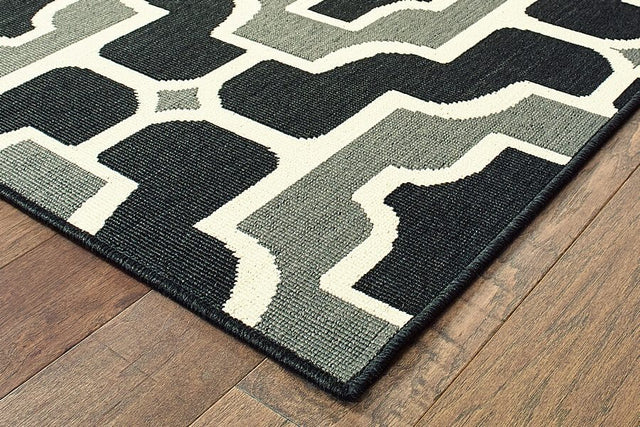 Oriental Weavers Sphinx Marina 1491Z Black / Grey Rugs.