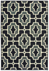 Oriental Weavers Sphinx Marina 1491Z Black / Grey Rugs.