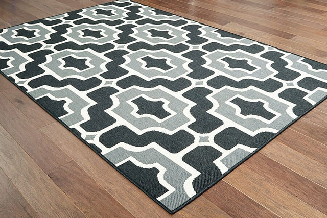 Oriental Weavers Sphinx Marina 1491Z Black / Grey Rugs.