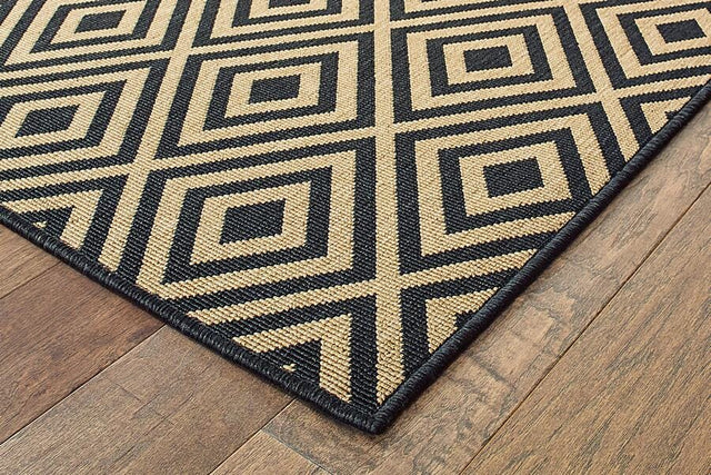 Oriental Weavers Sphinx Marina 2335K Black / Tan Rugs.