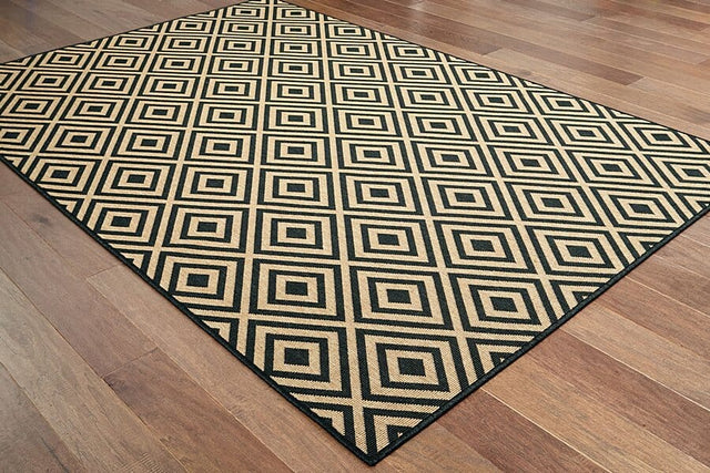 Oriental Weavers Sphinx Marina 2335K Black / Tan Rugs.