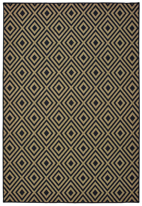 Oriental Weavers Sphinx Marina 2335K Black / Tan Rugs.