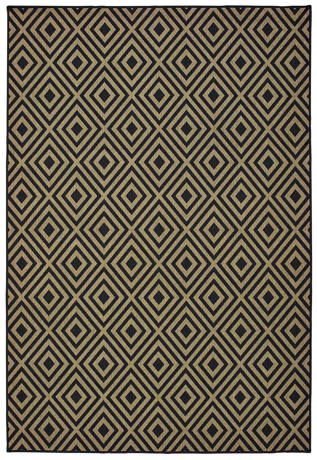 Oriental Weavers Sphinx Marina 2335K Black / Tan Rugs.