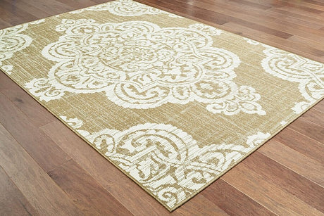 Oriental Weavers Sphinx Marina 5929J Tan / Ivory Rugs.