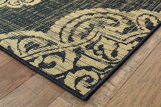 Oriental Weavers Sphinx Marina 5929K Black / Tan Rugs.