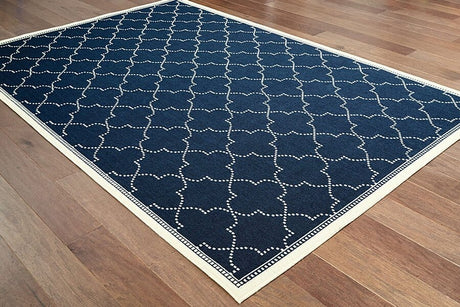 Oriental Weavers Sphinx Marina 6025P Navy / Ivory Rugs.