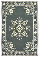 Oriental Weavers Sphinx Marina 7764E Grey / Ivory Rugs.