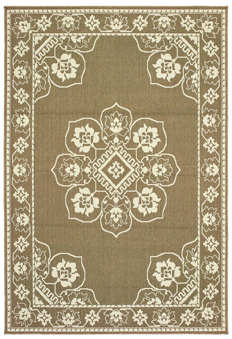 Oriental Weavers Sphinx Marina 7764J Tan / Ivory Rugs.