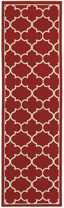 Oriental Weavers Sphinx Meridian 1295R Red / Ivory Rugs.