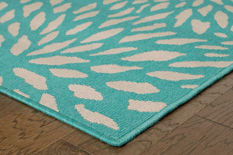 Oriental Weavers Sphinx Meridian 1506L Blue / Ivory Rugs.