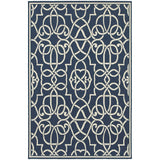 Oriental Weavers Sphinx Meridian 2205B Navy / Ivory Rugs.
