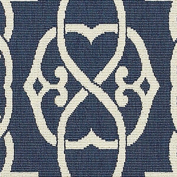 Oriental Weavers Sphinx Meridian 2205B Navy / Ivory Rugs.