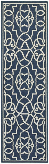 Oriental Weavers Sphinx Meridian 2205B Navy / Ivory Rugs.