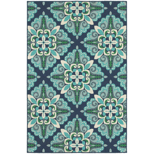 Oriental Weavers Sphinx Meridian 2206B Blue / Green Rugs.