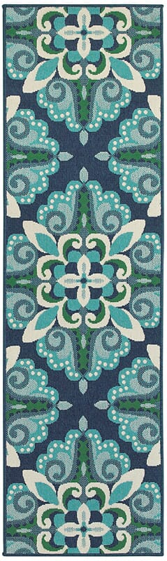 Oriental Weavers Sphinx Meridian 2206B Blue / Green Rugs.