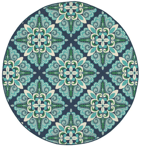 Oriental Weavers Sphinx Meridian 2206B Blue / Green Rugs.