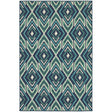 Oriental Weavers Sphinx Meridian 2209B Navy / Green Rugs.