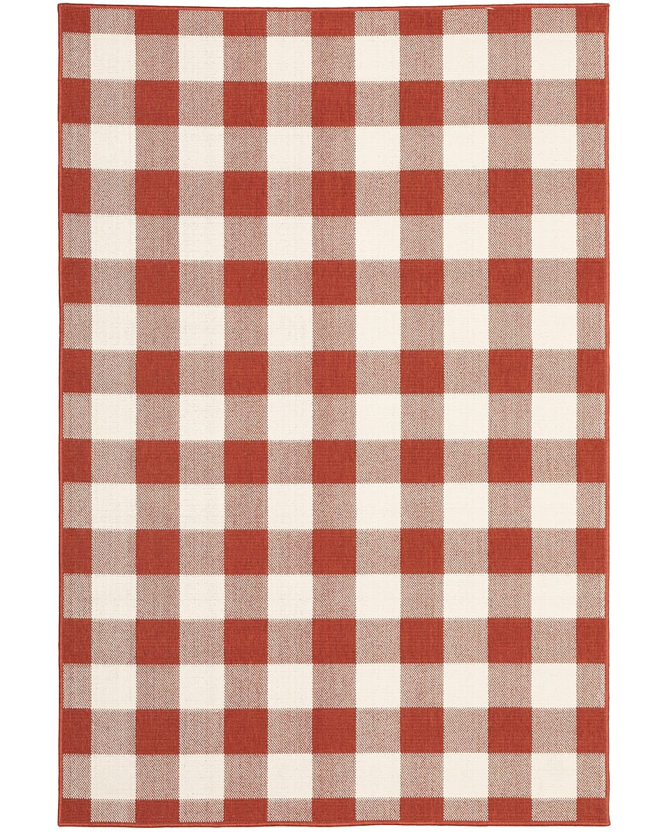 Oriental Weavers Sphinx Meridian 2598R Red / Ivory Rugs.