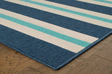 Oriental Weavers Sphinx Meridian 5701B Blue / Ivory Rugs.