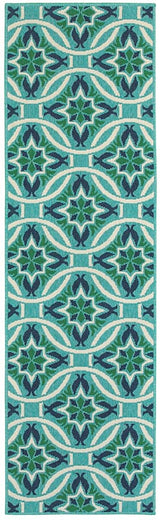 Oriental Weavers Sphinx Meridian 5868L Blue / Green Rugs.