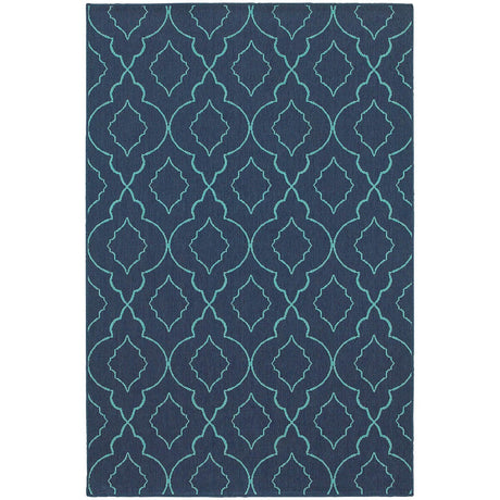 Oriental Weavers Sphinx Meridian 7541B Navy / Blue Rugs.