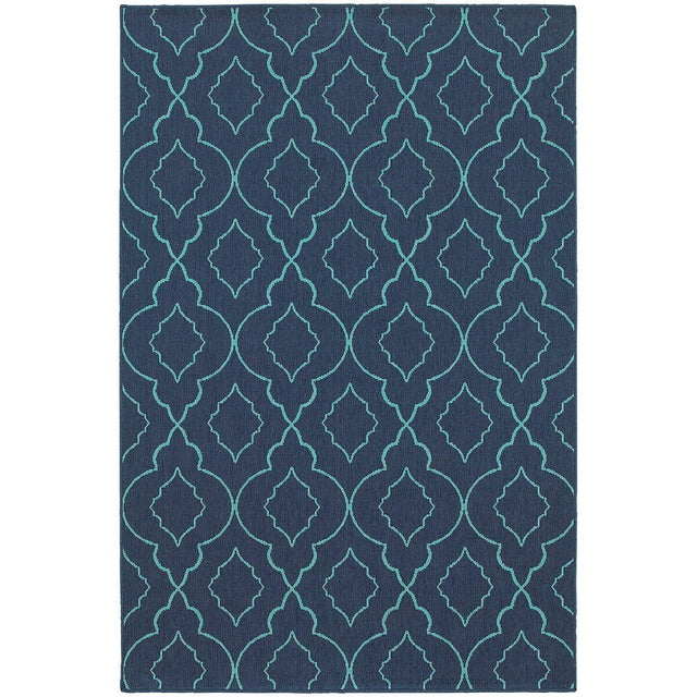 Oriental Weavers Sphinx Meridian 7541B Navy / Blue Rugs.