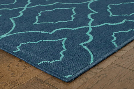 Oriental Weavers Sphinx Meridian 7541B Navy / Blue Rugs.