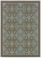 Oriental Weavers Sphinx Montego 2335l Blue / Brown Rugs.