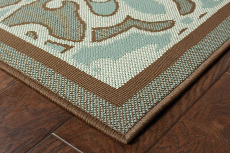 Oriental Weavers Sphinx Montego 2335l Blue / Brown Rugs.