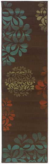 Oriental Weavers Sphinx Montego 2635n Brown / Blue Rugs.
