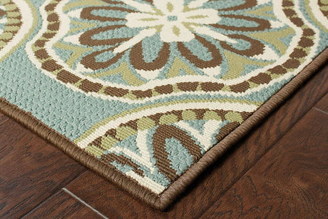 Oriental Weavers Sphinx Montego 8323l Blue / Ivory Rugs.