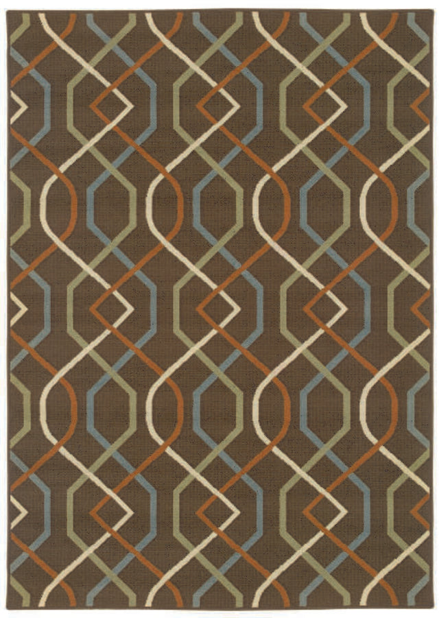 Oriental Weavers Sphinx Montego 896n6 Brown / Ivory Rugs.