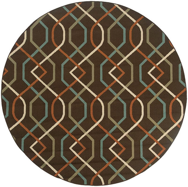 Oriental Weavers Sphinx Montego 896n6 Brown / Ivory Rugs.