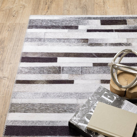 Oriental Weavers Sphinx Myers Park Myp19 Grey/ Charcoal Rugs.