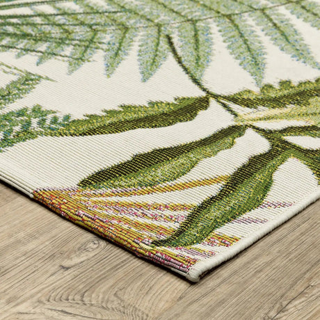 Oriental Weavers Sphinx Naples 1091X Ivory Rugs - corner detail