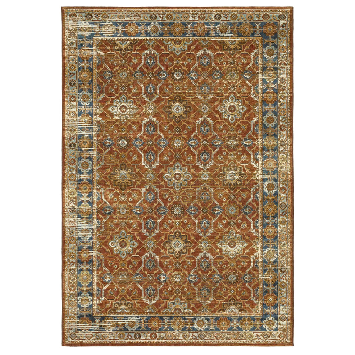 Oriental Weavers Sphinx Naples 1204X Blue Rugs - main flat