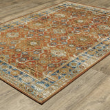 Oriental Weavers Sphinx Naples 1204X Blue Rugs - angle detail