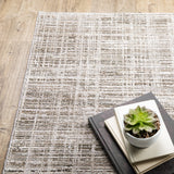 Oriental Weavers Sphinx Nebulous 071E9 Beige/ Ivory Rugs.