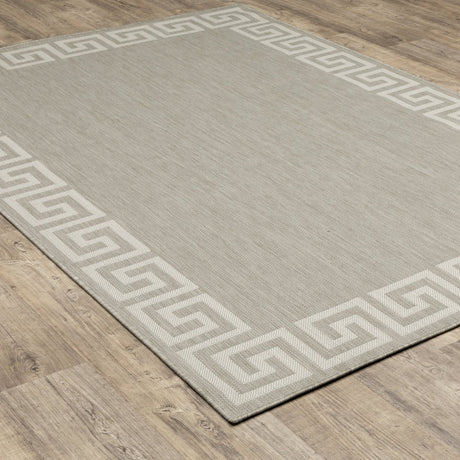 Oriental Weavers Sphinx Portofino 6560D Grey/ Ivory Rug.