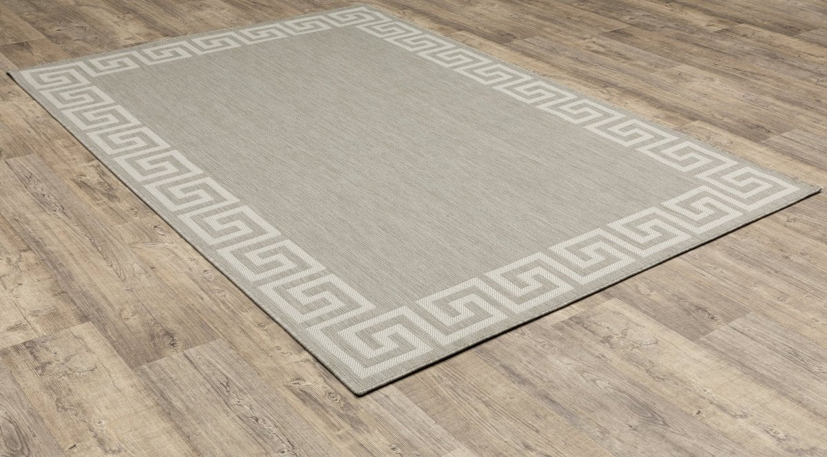 Oriental Weavers Sphinx Portofino 6560D Grey/ Ivory Rug.
