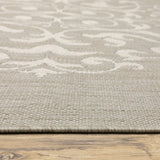 Oriental Weavers Sphinx Portofino 6649W Grey/ Ivory Rug.