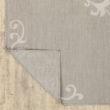 Oriental Weavers Sphinx Portofino 6649W Grey/ Ivory Rug.