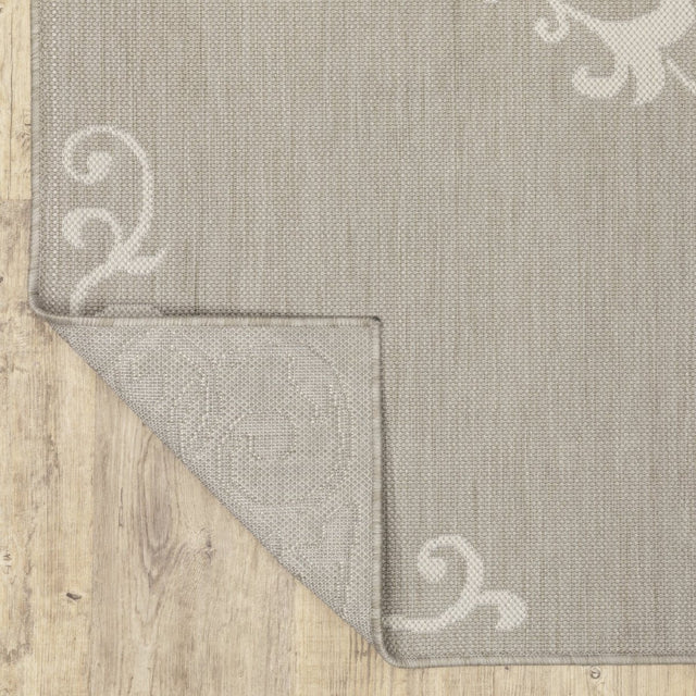Oriental Weavers Sphinx Portofino 6649W Grey/ Ivory Rug.