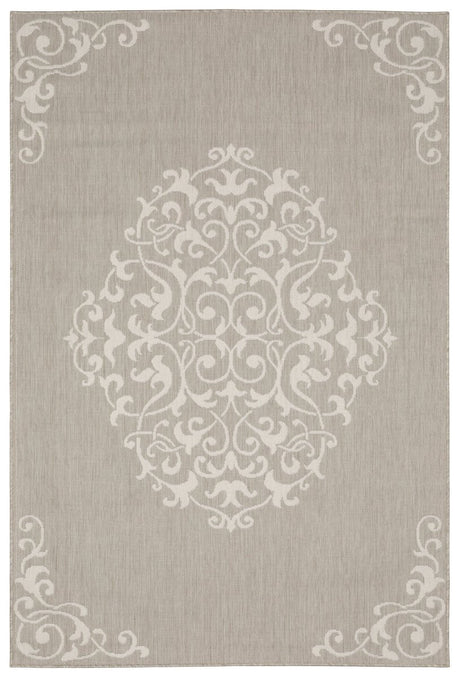 Oriental Weavers Sphinx Portofino 6649W Grey/ Ivory Rug.