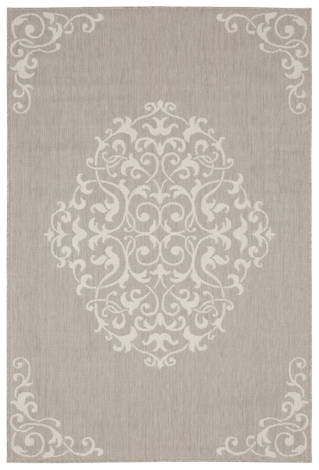 Oriental Weavers Sphinx Portofino 6649W Grey/ Ivory Rug.