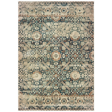 Oriental Weavers Sphinx Raleigh 4925L Blue / Ivory Rugs.