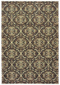 Oriental Weavers Sphinx Raleigh 4927K Brown / Navy Rugs.