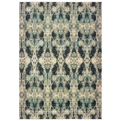 Oriental Weavers Sphinx Raleigh 5507B Grey / Blue Rugs.