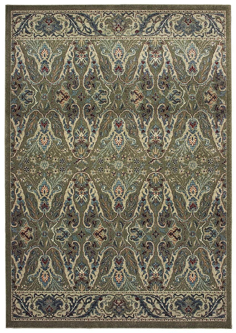 Oriental Weavers Sphinx Raleigh 655Q5 Brown / Ivory Rugs.